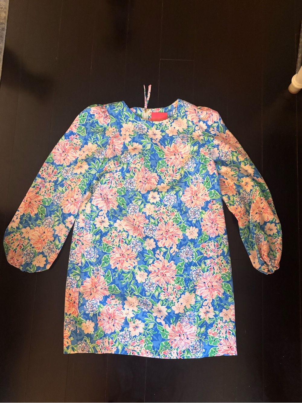 Lilly Pulitzer Pink Floral Long Sleeve Dress